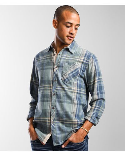 Outpost Makers Flannel Shirt - Blue