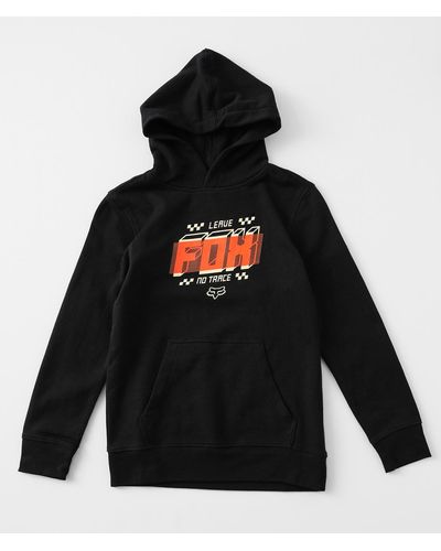 Fox Boys - Racing Fullstop Hooded Sweatshirt - Black