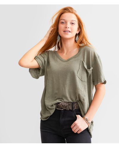 Free People All I Need Oversized T-shirt - Gray