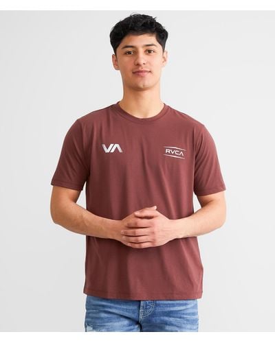 RVCA After Balance Sport T-shirt - Red