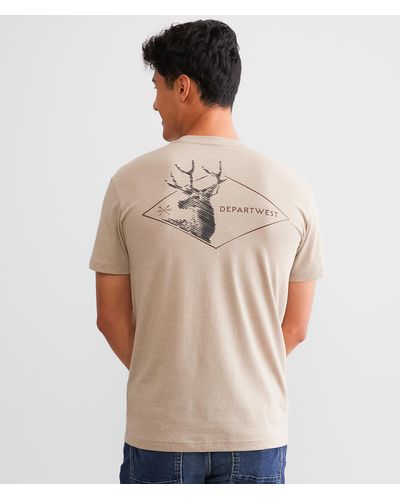 Departwest Looking West T-shirt - Natural