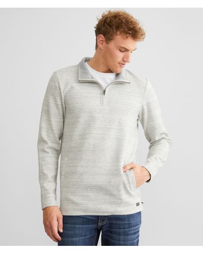 Outpost Makers Weston Quarter Zip Pullover - Gray
