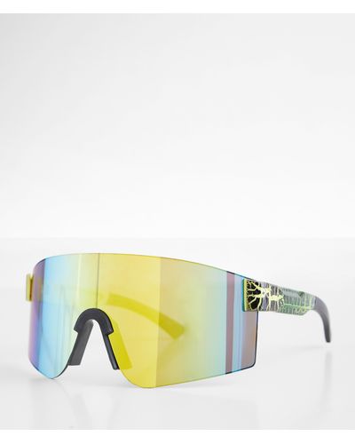 BKE Full Shield Sunglasses - Yellow