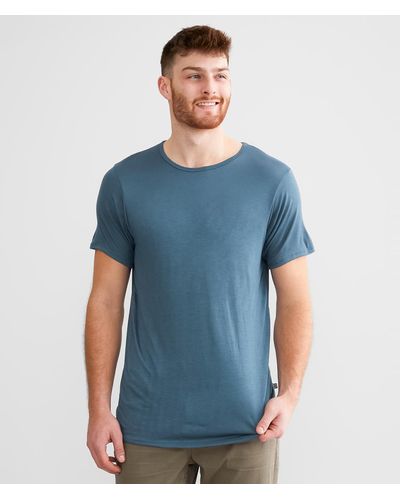 Rustic Dime Solid T-shirt - Blue