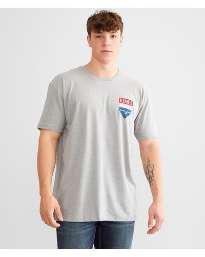 Kimes Ranch Drop In Usa T-shirt - Gray