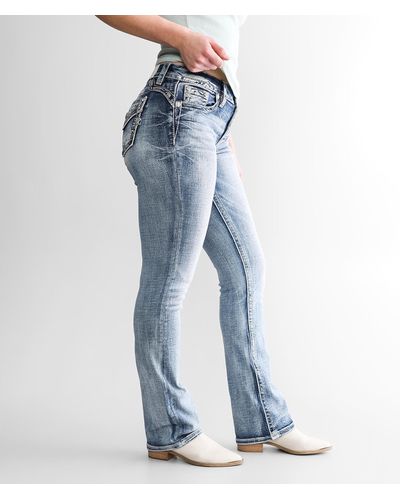 Miss Me Curvy Tailored Boot Stretch Jean - Blue