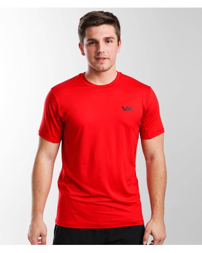 RVCA Sport Vent T-shirt - Red