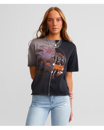 American Highway Rodeo Sky T-shirt - Multicolor