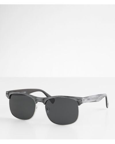 BKE Club Wood Sunglasses - Gray