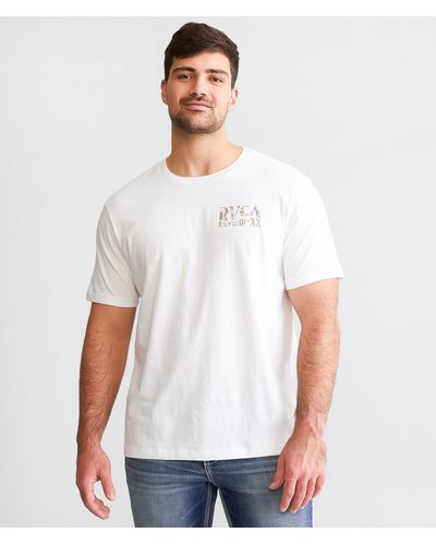 RVCA Rust T-shirt - White
