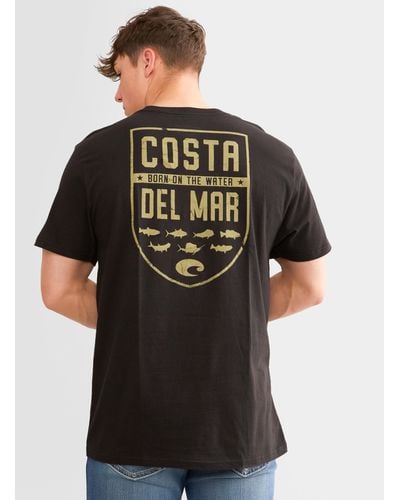 Costa Species Shield T-shirt - Black