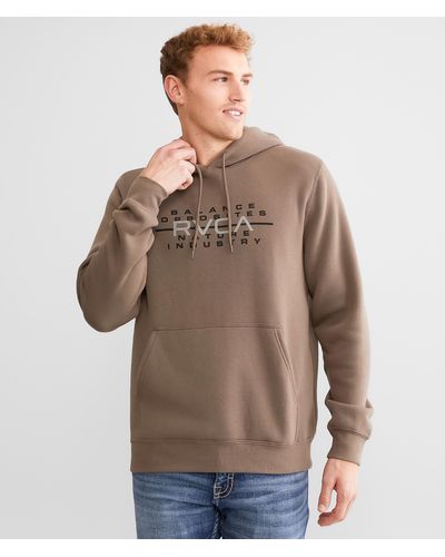RVCA Top Bar Hooded Sweatshirt - Brown