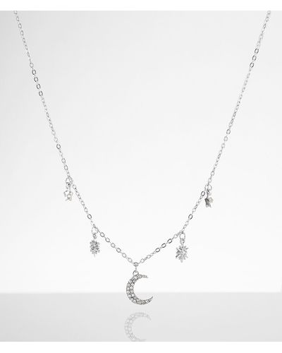 BKE Dainty Celestial Necklace - White