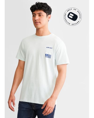 Ariat Usa Simple Seal T-shirt - White