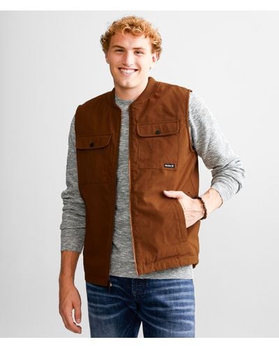 Hurley Chip Thermal Wall Vest - Brown