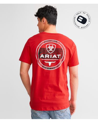 Ariat Crossroads Circle T-shirt - Red
