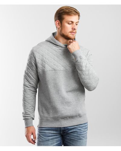 Tentree Quilted Knit Hooded Sweatshirt - Gray