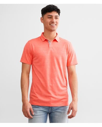 BKE Neon Performance Polo - Red