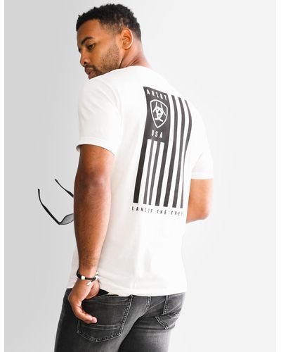 Ariat Vertical Bias T-shirt - White