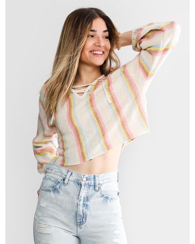 Billabong So Sweet Cropped Sweater - Multicolor