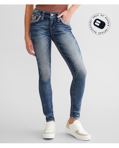 Rock Revival Everlee Mid-rise Skinny Stretch Jean - Blue