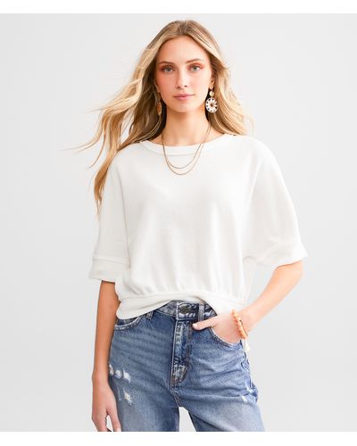BKE Banded Top - White