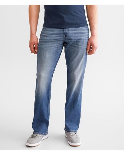 Reclaim Relaxed Straight Stretch Jean - Blue