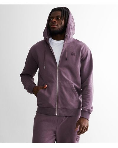 Cult Of Individuality Washed Hoodie - Purple