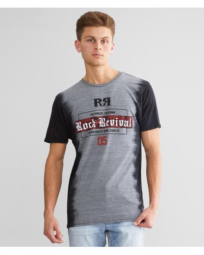Rock Revival Vernon T-shirt - Gray
