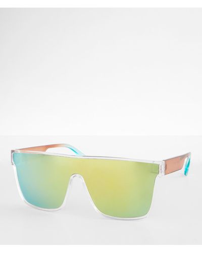 BKE Full Shield Sunglasses - Green
