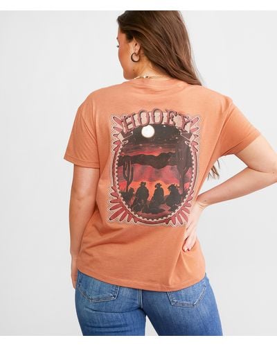 Hooey Fireside T-shirt - Orange