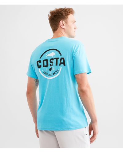 Costa Tech Insignia Dorado T-shirt - Blue