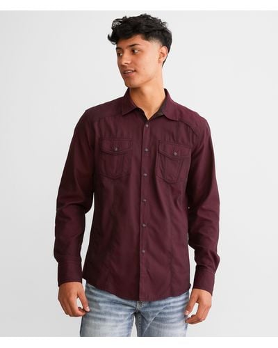 BKE Solid Athletic Shirt - Red