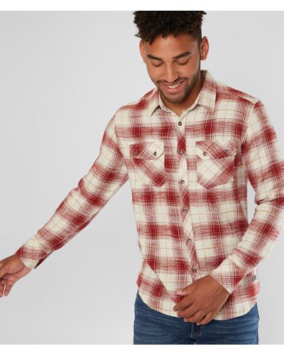 Outpost Makers Flannel Shirt - Red