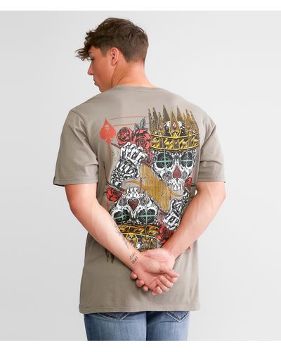 Sullen Spades & Hearts T-shirt - Gray