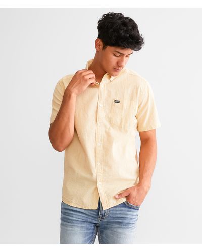 RVCA Endless Seersucker Shirt - Yellow