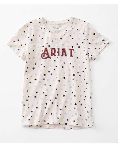 Ariat Real Bespangled T-shirt - Natural