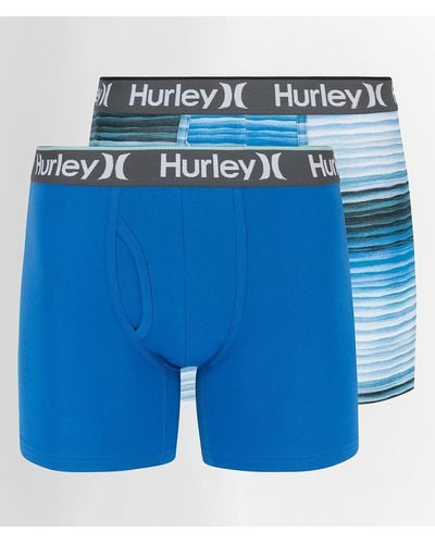 Hurley 2 Pack Everyday Stretch Boxer Briefs - Blue