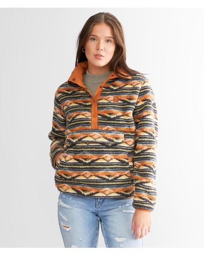Billabong Switchback Fleece Pullover - Orange