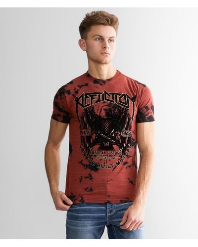 Affliction American Customs High Speed Glory T-shirt - Red