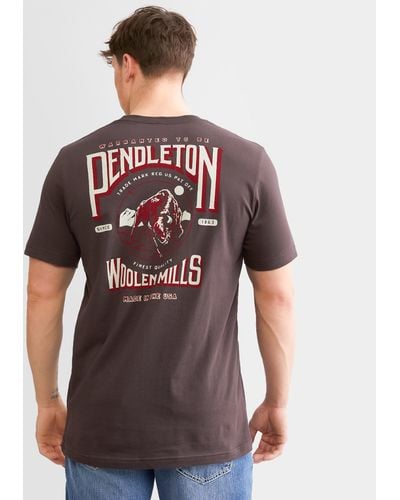 Pendleton Fierce Bison T-shirt - Red