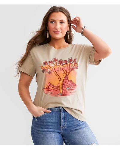 Wrangler Desert Boyfriend T-shirt - Red