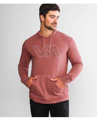 RVCA Offset Hoodie - Red