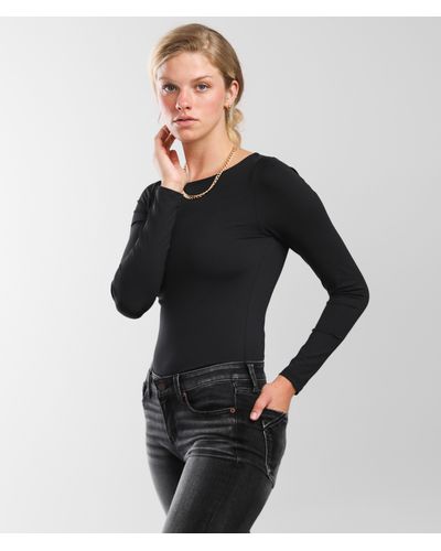 Buckle Black Shaping & Smoothing Fitted Top - Black