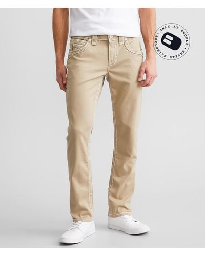 Rock Revival Eastyn Slim Straight Stretch Pant - Natural