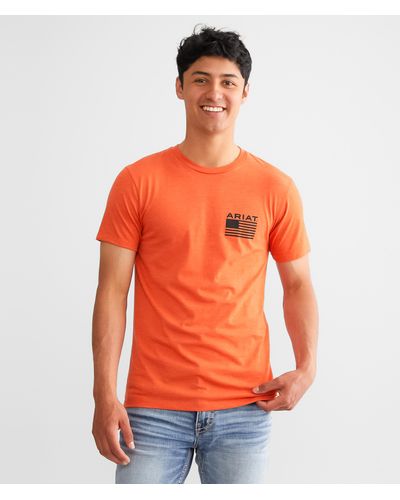 Ariat Bias Fade T-shirt - Orange