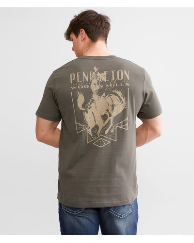 Pendleton Bucking Bronco T-shirt - Gray