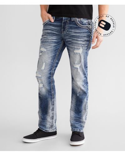 Rock Revival Tanner Straight Stretch Jean - Blue