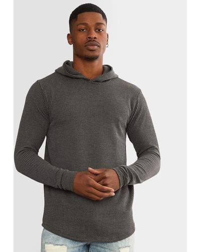 Rustic Dime Washed Hoodie - Gray