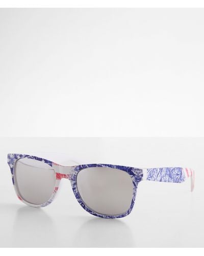 BKE Usa Flag Sunglasses - Metallic